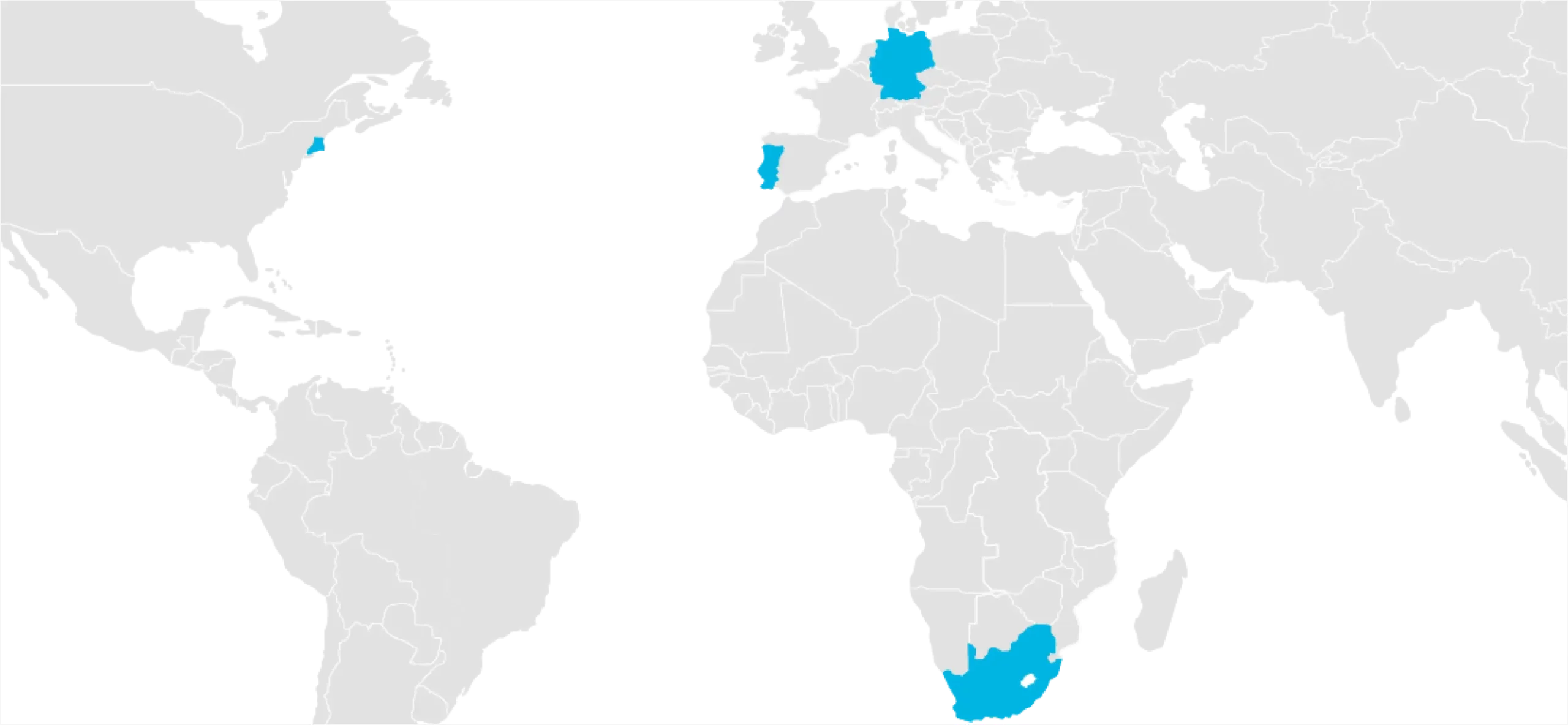 Global map showing acrontum’s office locations and international reach.